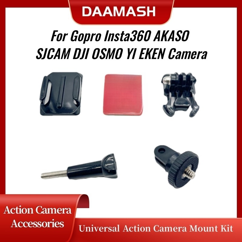 [Envio 24H] Suporte + Base Plana Fivela Base De Montagem Gopro Sjcam Yi