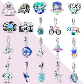 Aventura mochila grânulo jóias borboleta relógio lua grânulo pingente adequado para placa Original pulseira colar DIY se em Oferta na Shopee