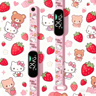 KT Relógio Kuromi LED Digital Crianças De Pulso Eletrônico À Prova D'água Meninos Meninas Presente De Aniversário E Feri em Oferta na Shopee