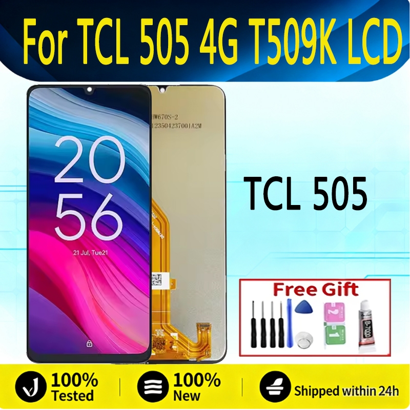 Substituição Original Da Tela De Toque LCD TCL 505 4G T509K