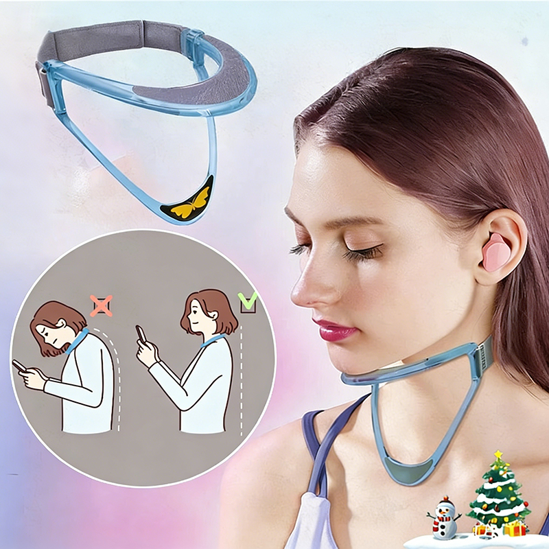 Neck Brace dispositivo de tração cervical Postura Correção cervical Colar Neck Braces Cuidados de saúde Neck Massagem de