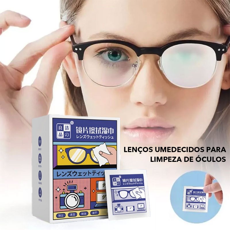 Toalhetes Descartáveis Para Limpeza De Lentes , Pano De Microfibra Óculos , Sem Riscos Seguros , Limpador,Anti Neblina
