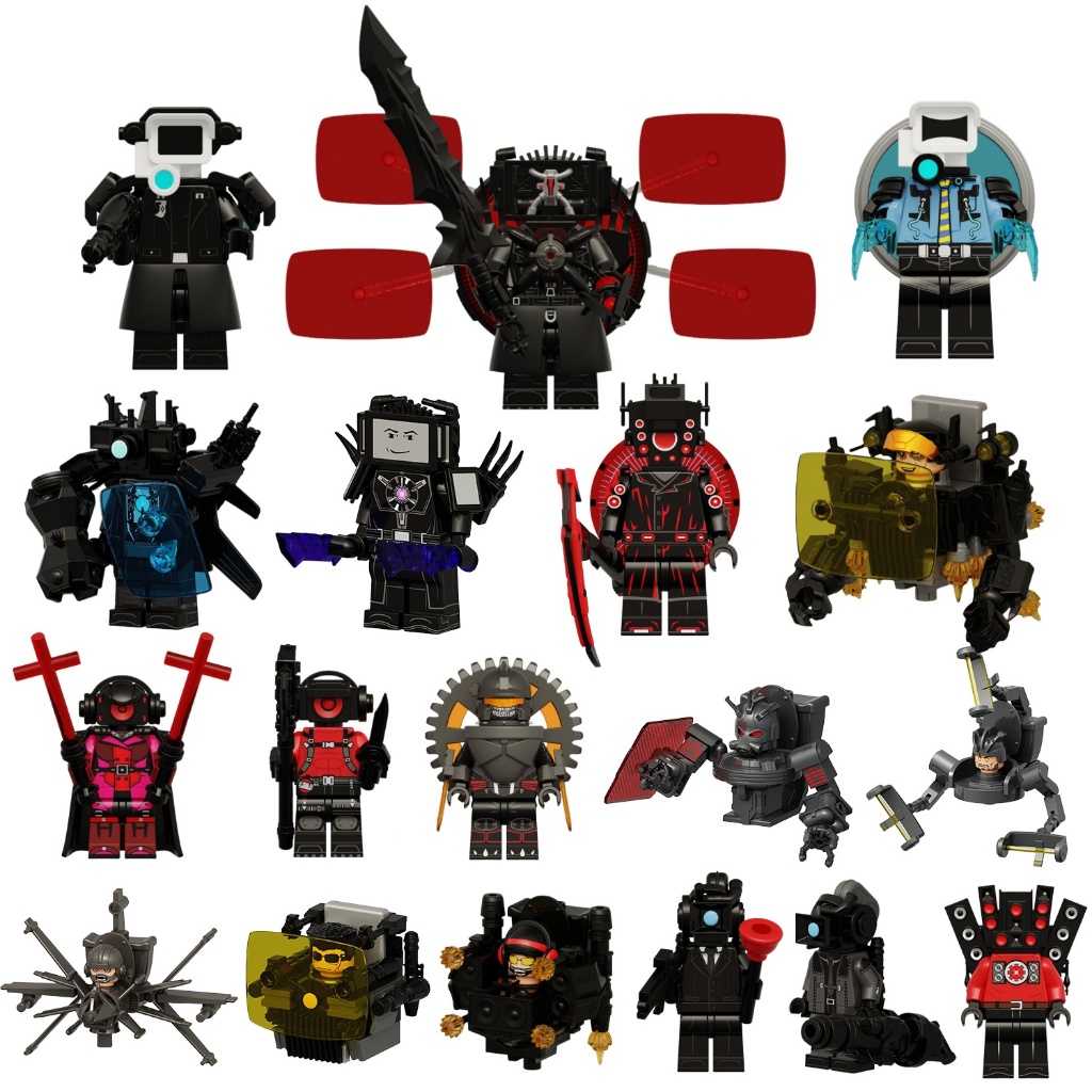 KDL848 K2310-K2312 Série Anime Action Figure Brinquedos De Coleção De Blocos De Construção Para Crianças em Oferta na Shopee