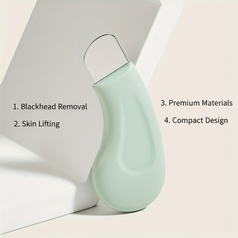 Remoção De Cravo Pele Morta Acne Raspador De Silicone Limpador De Folículo Capilar Facial É Uma Ferramenta De Beleza Par