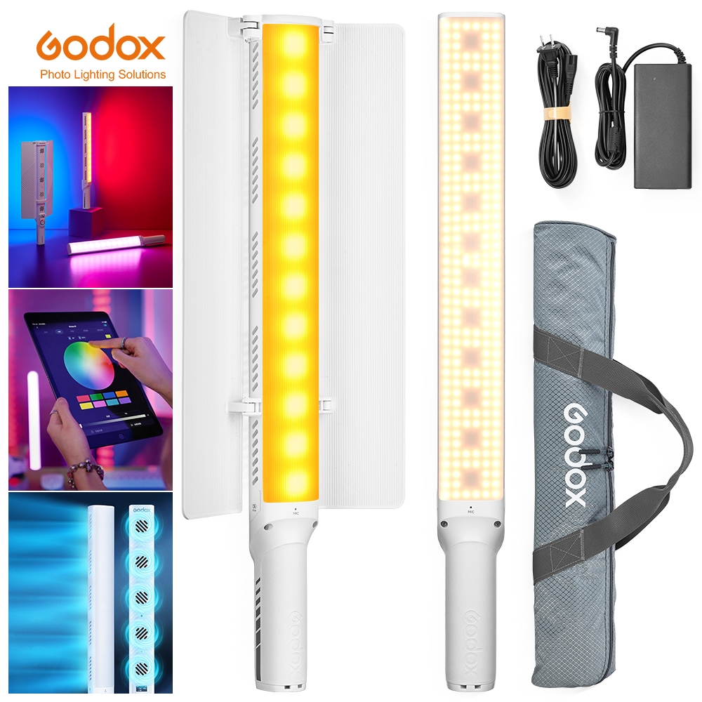 Godox LC1000BI/R LED Light Stick 100w RGB Luz De Vídeo APP Controle Portátil Varinha De 2500K-8500K Lâmpada De Estúdio F
