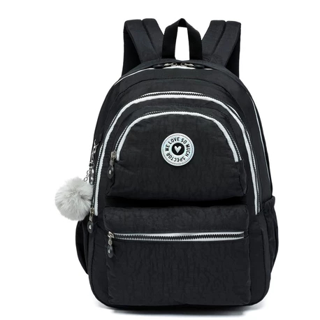 Mochila Feminina Para Laptop Seul 15 " , Durável , Espaçosa Com Alças Acolchoadas , Capa Protetora Integrada em Oferta na Shopee