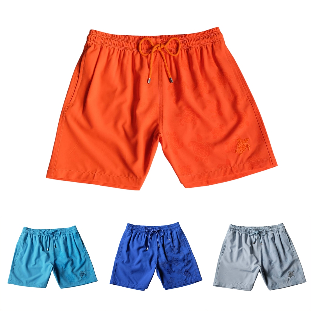 Shorts curtos de Surf shorts de praia masculino de secagem rápida réplica de água cinto elástico forro shorts de natação