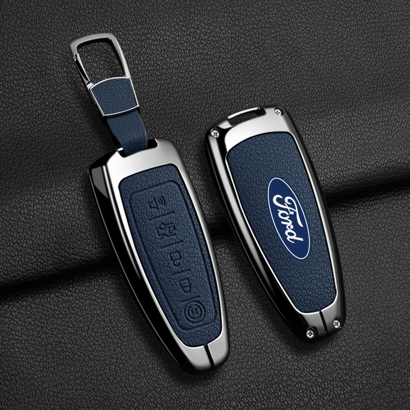Capa De Couro Para Chave De Carro , Ford Explorer Edge Escape Flex Taurus , Proteção De Estilo Automático , Acessórios D