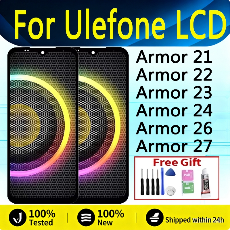Original Ulefone Armadura 21 22 24 27T Pro 23 Ultra 26 Display LCD Substituição Da Tela De Toque