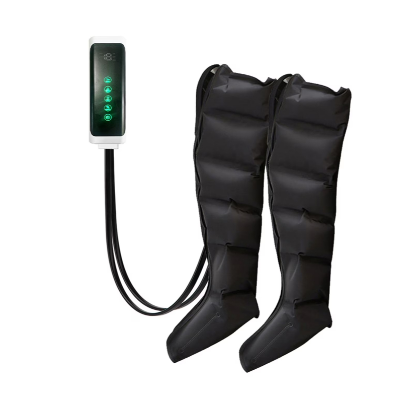 1 Par grande BOTA RECOVERY RECUPERAÇÃO MUSCULAR COMPRESSÃO PNEUMÁTICA MASSAGEM PARA PERNAS