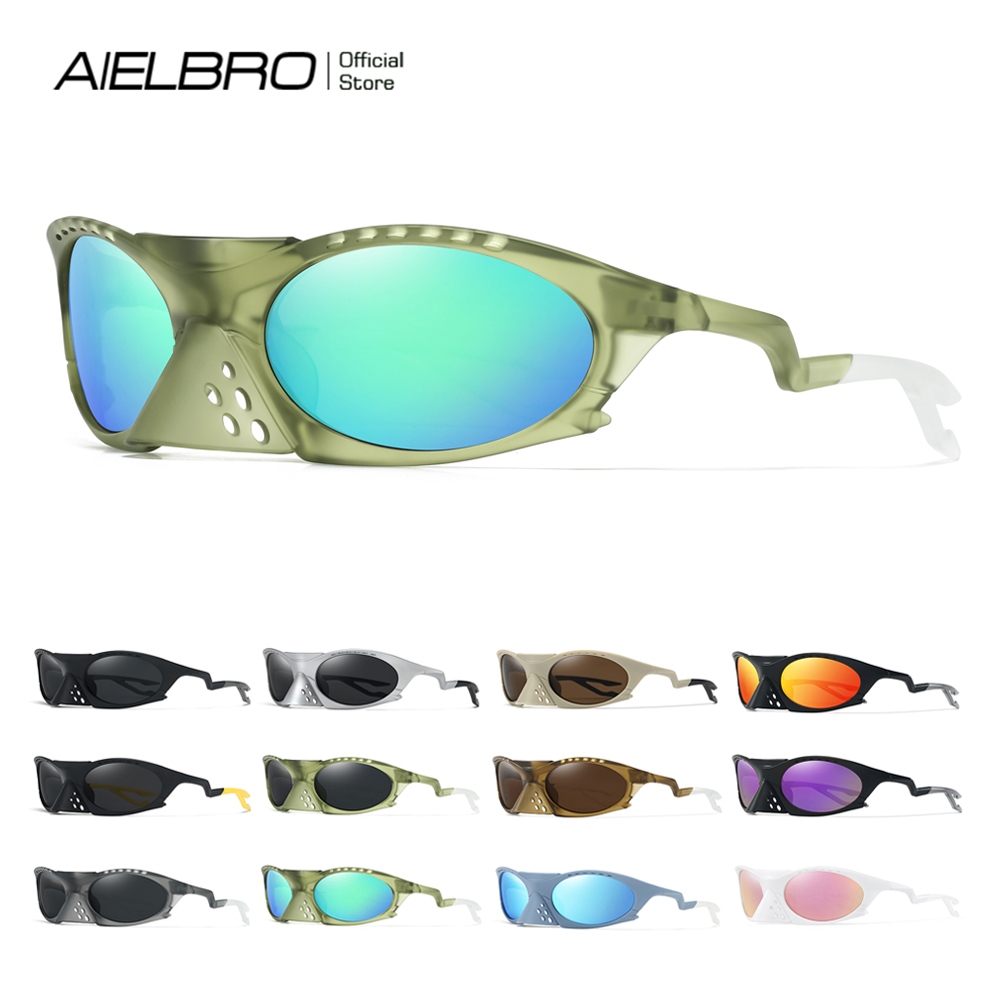 AIELBRO Bicicleta Óculos De Sol Homem Motocicleta Esportes Correndo Ciclismo Mulheres Motociclista Homens em Oferta na Shopee