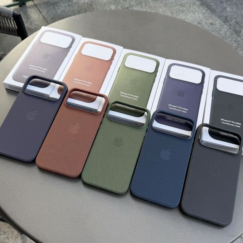 Nova Capa Original de Tecido Tecnológico com MagSafe para iPhone 17 Pro e Pro Max Compatível com a animação pop-up em Oferta na Shopee