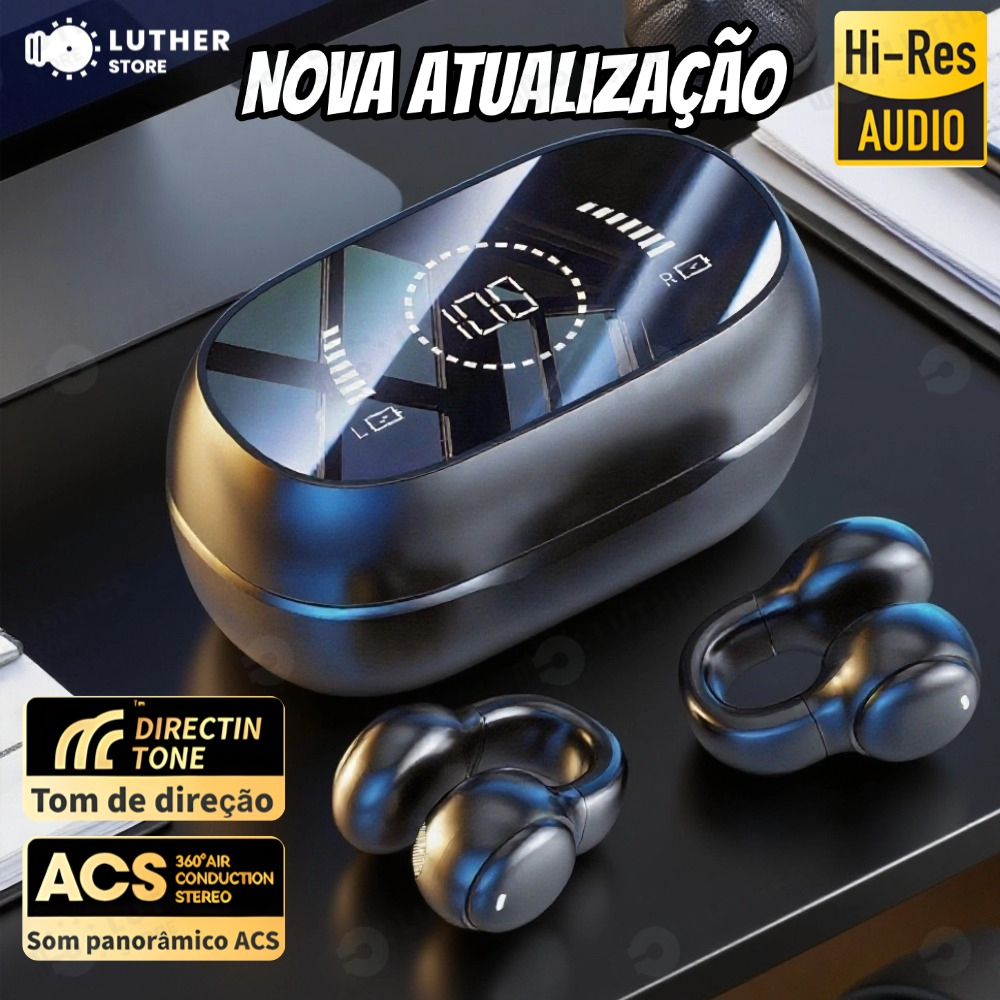 Fone de Ouvido Bluetooth Sem Fio Digital Alta Qualidade Intra Auricular M47 Nova atualização