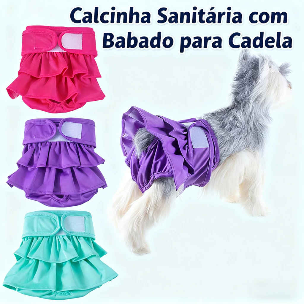 Novo PU Lavável Fisiológico Cão Roupa Interior Calças para Animais de Estimação Filhote de Cachorro e Fraldas Grandes em Oferta na Shopee