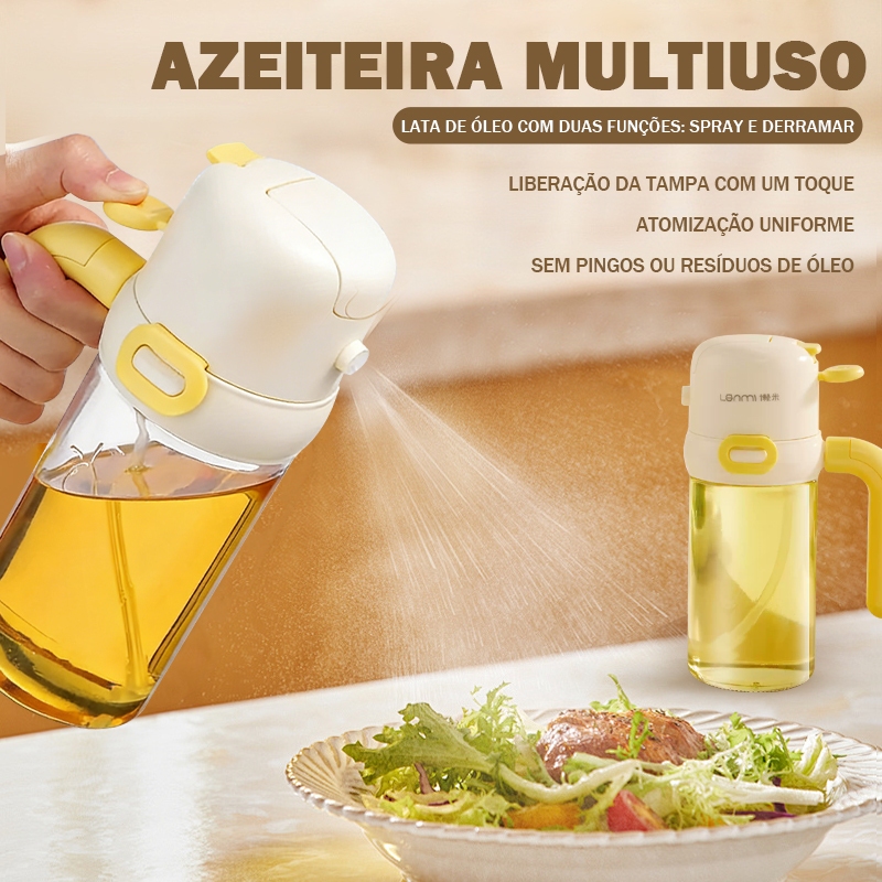 Kit Cozinha Prática 2 em 1 Dispensador de Azeite Vidro Spray e Especiarias Espinho Moedor em Oferta na Shopee
