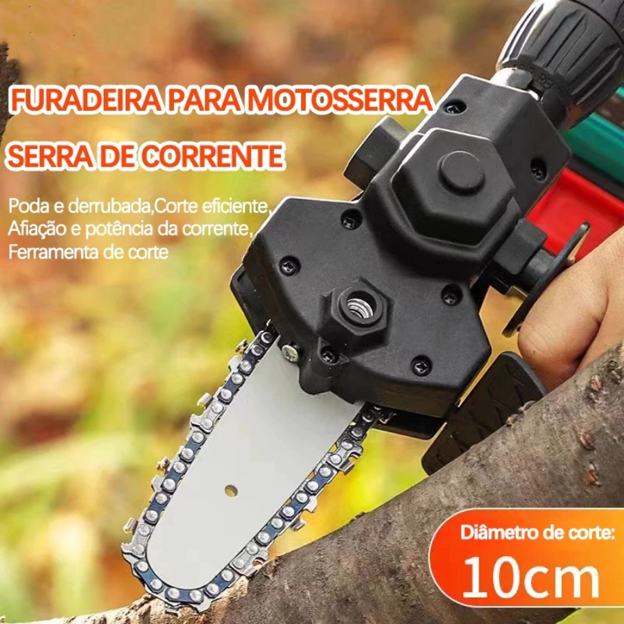 Serra elétrica portátil sem fio de 4 polegadas Mini motosserra recarregável para poda de madeira