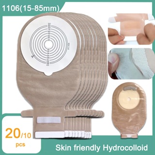 xinkangning 5/10 PCS 15-85mm Tamanho De Corte Bolsa De Colostomia Ostomia Cuidados Com Estoma Sistema Único em Oferta na Shopee