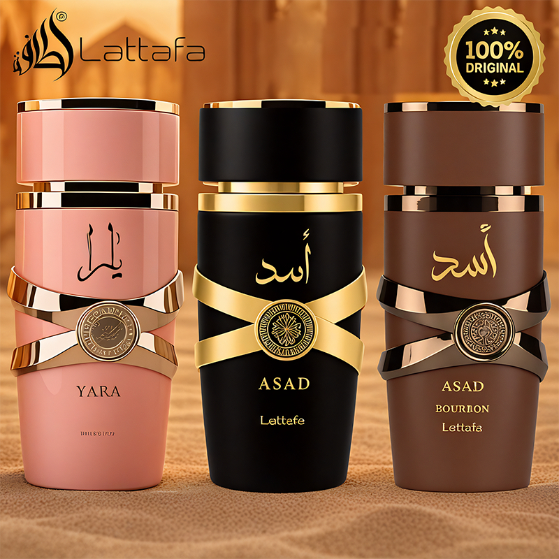 Perfume Lattafa Árabe Asad/Bourbon/Yara Lattafa Masculino Perfume 100ML Eau de Parfume 100% Original Promocao Barato