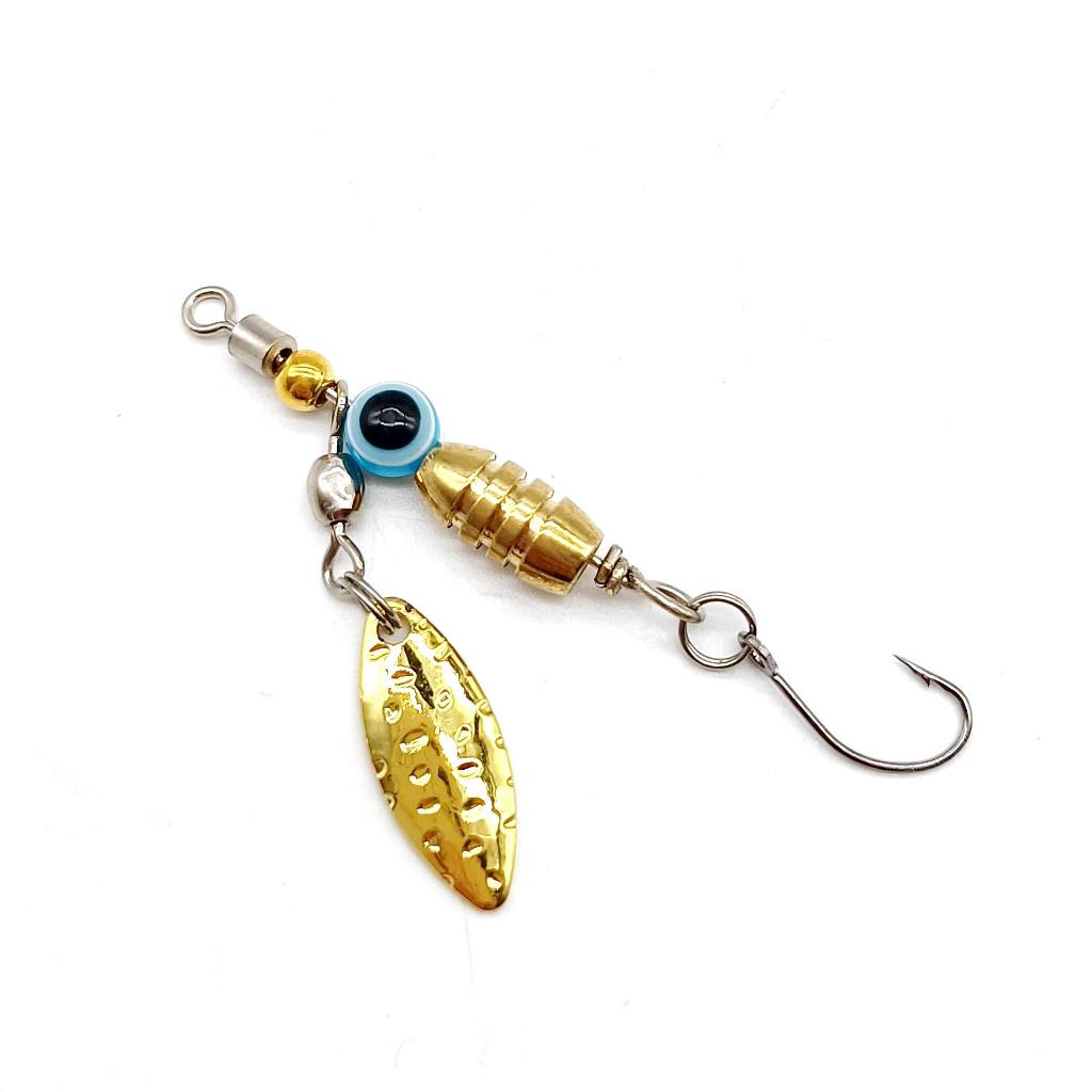 DUODUOYU 1 Pçs Colher Giratória Isca De Pesca De Metal 3.5g/5g Lantejoulas Iscas Para Baixo Truta Poleiro Pique Rotativo