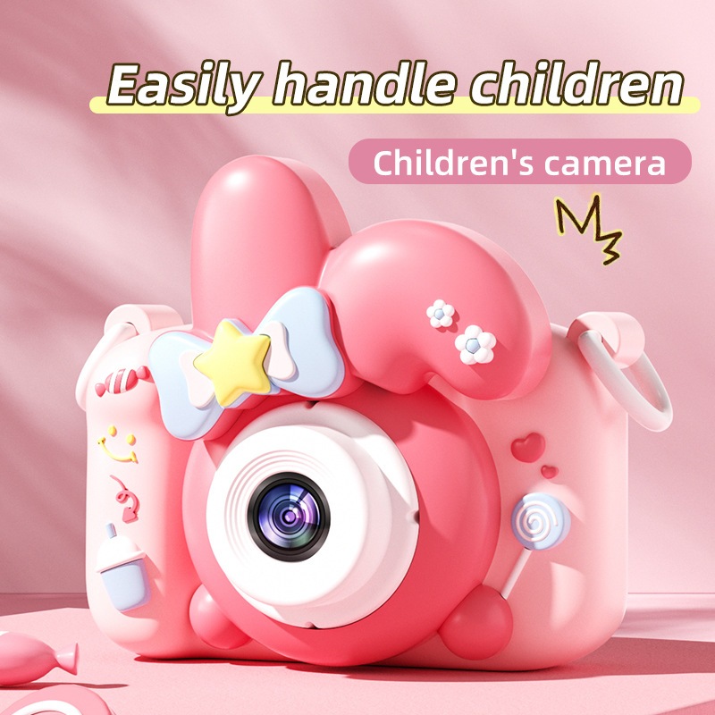 Mini Unicórnio De Câmera De Vídeo Digital Infantil Com Capas De Silicone Para Fotos De Videogames Infantis