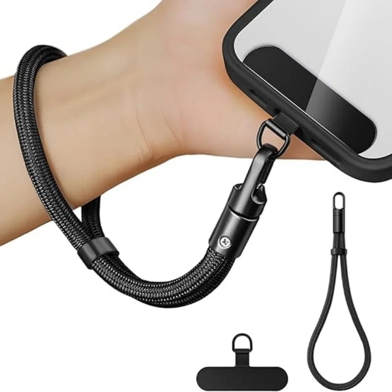 Cordão Universal Para Telefone Com Clipe Atualizado Anti-Queda 360 ° Alça De Pescoço/Crossbody Ajustável Rotação Todas A
