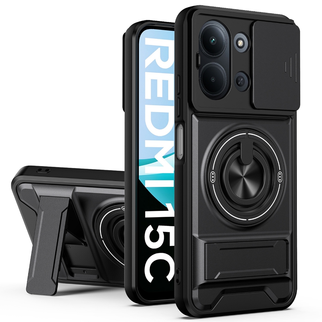 Capa Magnética Para Xiaomi Poco C85 4G À Prova De Choque Com Proteção Da Função E Suporte Câmera em Oferta na Shopee