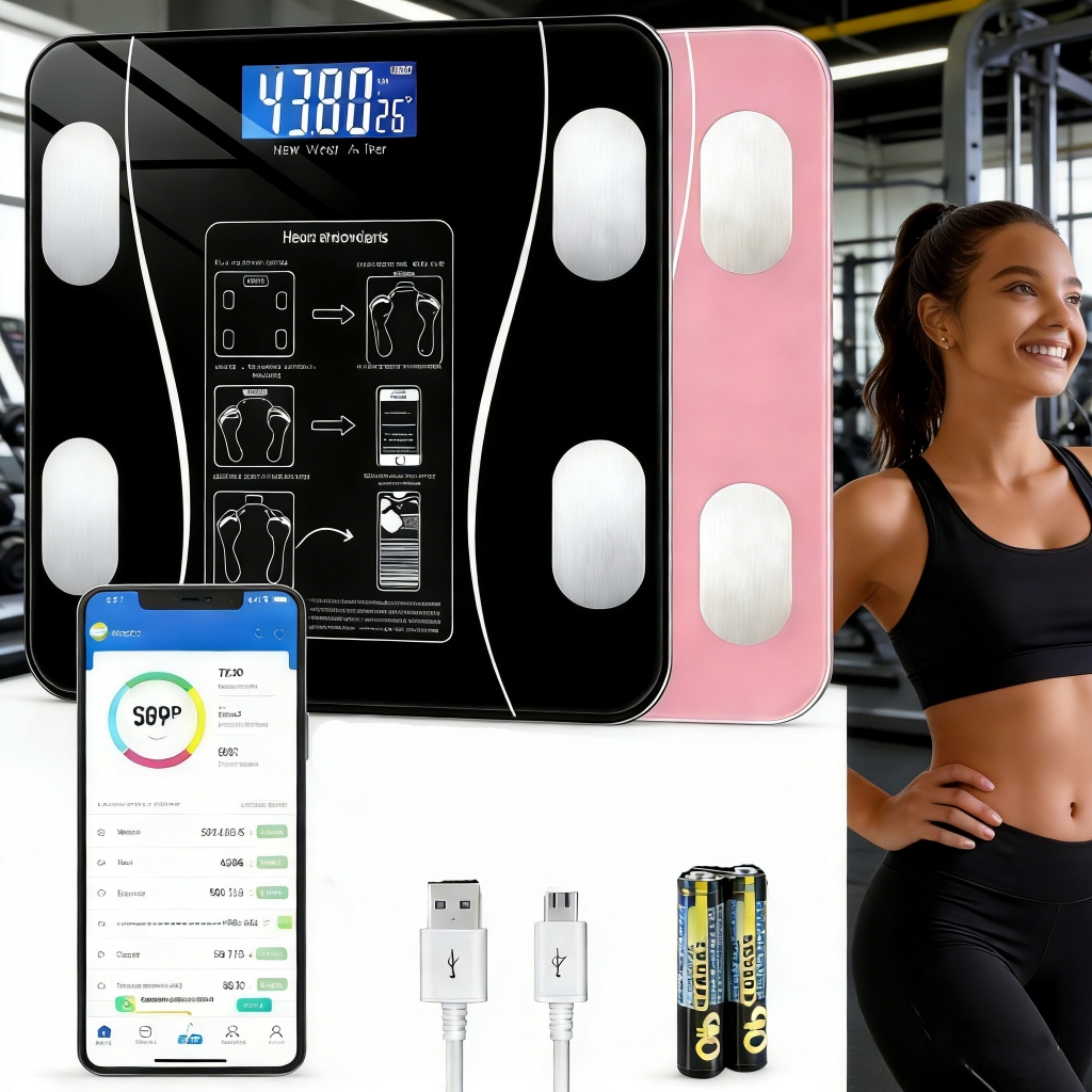 Balança Digital Medidora Corporal Bioimpedância balança digital corporal balança corporal ...