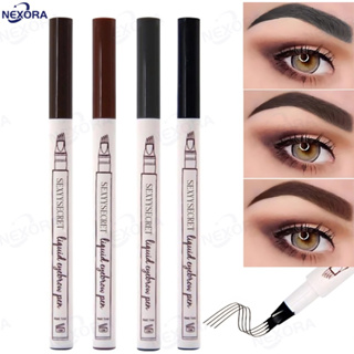 KIT3 Caneta de sobrancelha Henna Microblading Fio a Fio À Prova D'Água Lápis com 4 Pontas em Oferta na Shopee