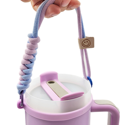 (13 Cores) Smiley Face Alça Estilingue De Silicone Para Garrafa De Água térmica Café Chá Suco Água em Oferta na Shopee