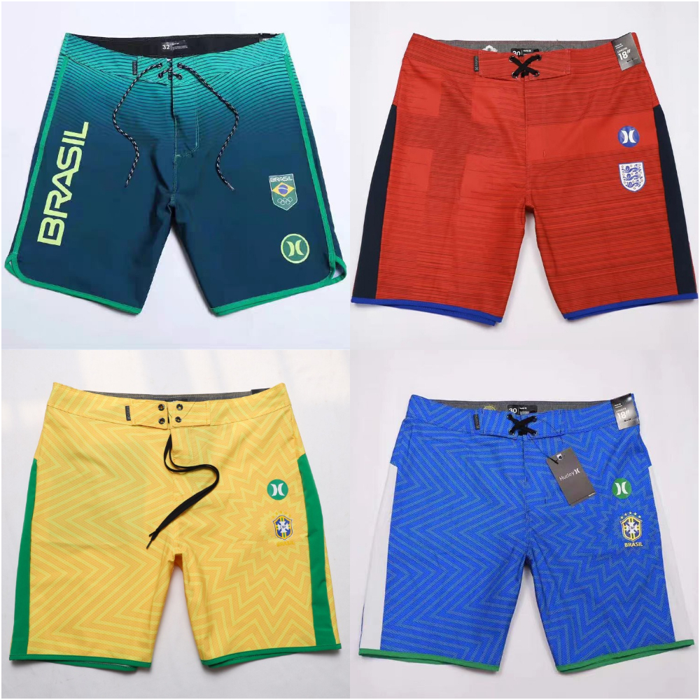 Shorts Masculinos De Praia Para Férias – Bermuda Fantasma À Prova D'água De Secagem Rápida E Calção De Surf