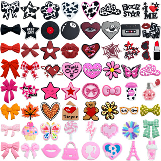 Coquette Girl MEIDJ Encantos De Sapato Sandálias Pingente Botão Clog Pins Presentes Para Meninas em Oferta na Shopee