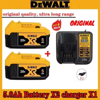 100% Original DCB206 20V 5.0A Bateria , Adequada Para Original Drivers De Impacto E Furadeiras em Oferta na Shopee