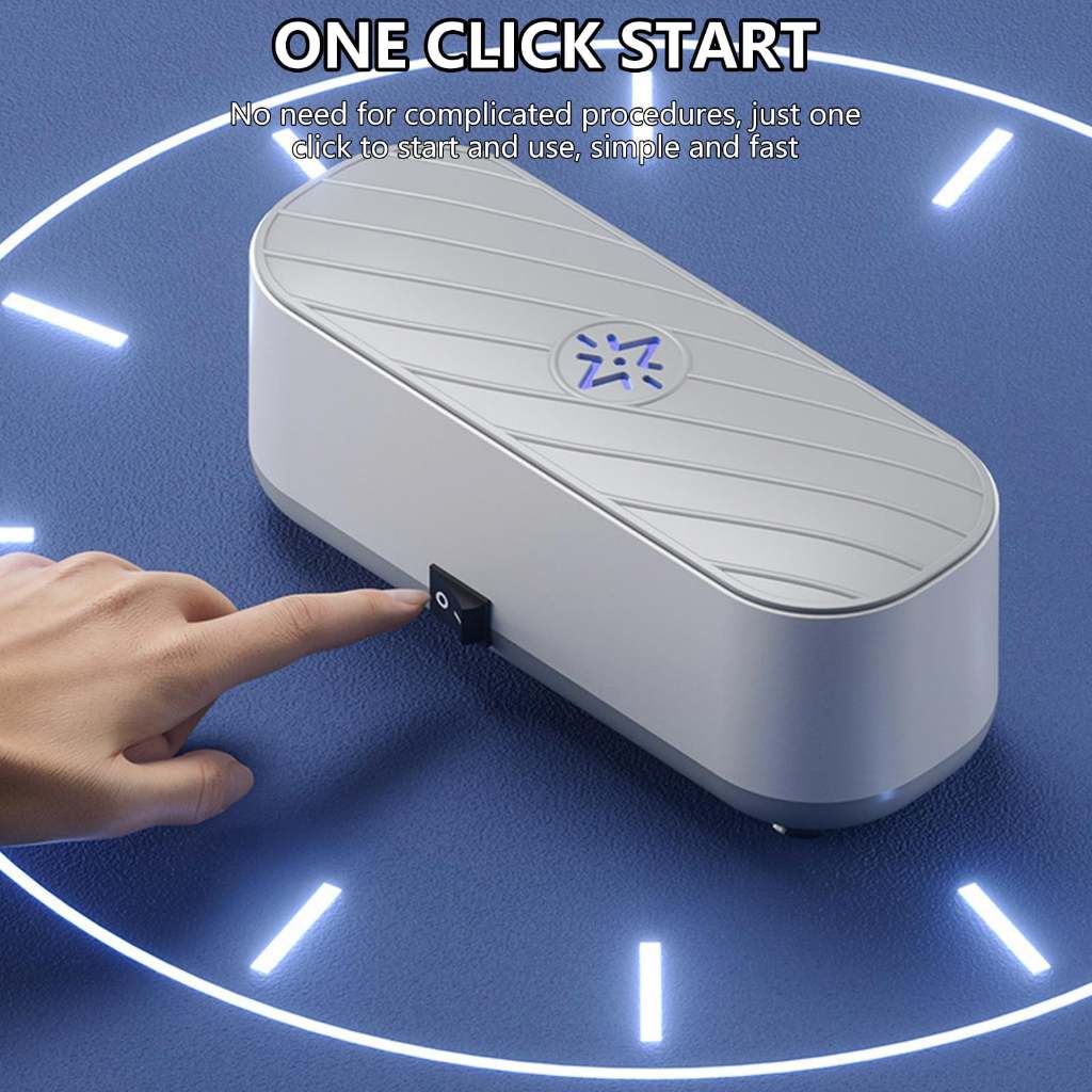 Máquina De Limpeza Ultrassônica Alta Frequência Vibração Wash Cleaner Lavar Jóias Óculos Relógio De Lavagem Pequeno Anel em Oferta na Shopee