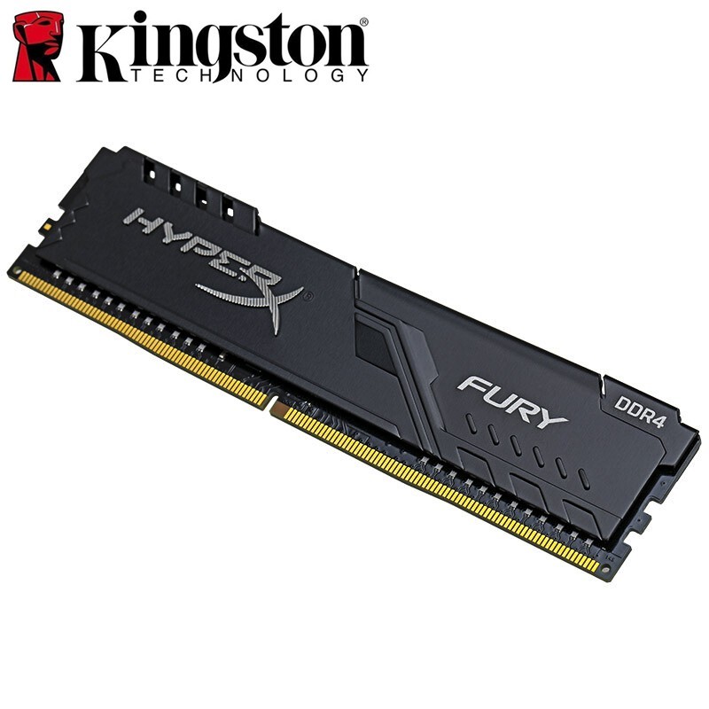 Kingston HyperX FURY Preto 4GB 8GB 16GB DDR4 2133Mhz 2400Mhz 2666Mhz 3200Mhz 1.2V desktop Para Memória RAM PC4 Jogos