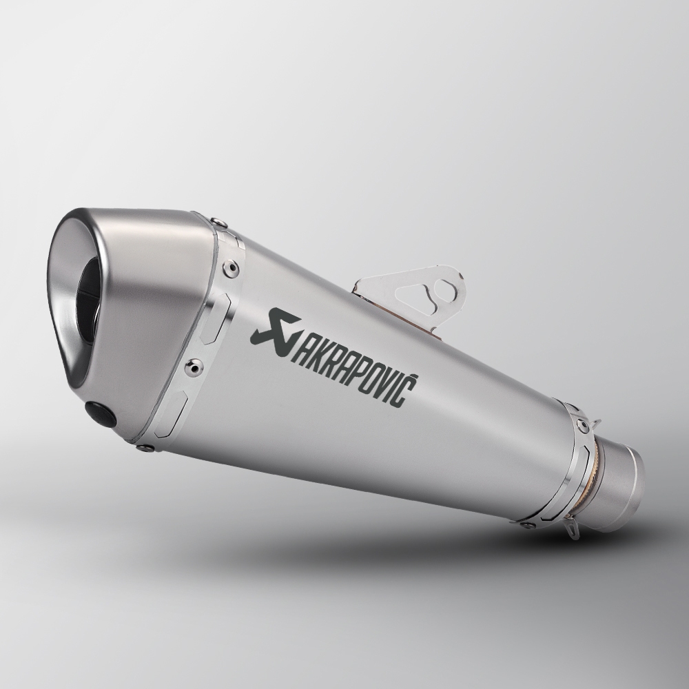 Silenciador De Escapamento AKRAPOVIC Modificar Tubo Traseiro Inoxidável Para Motocicleta De 51 Mm Com DB Killer