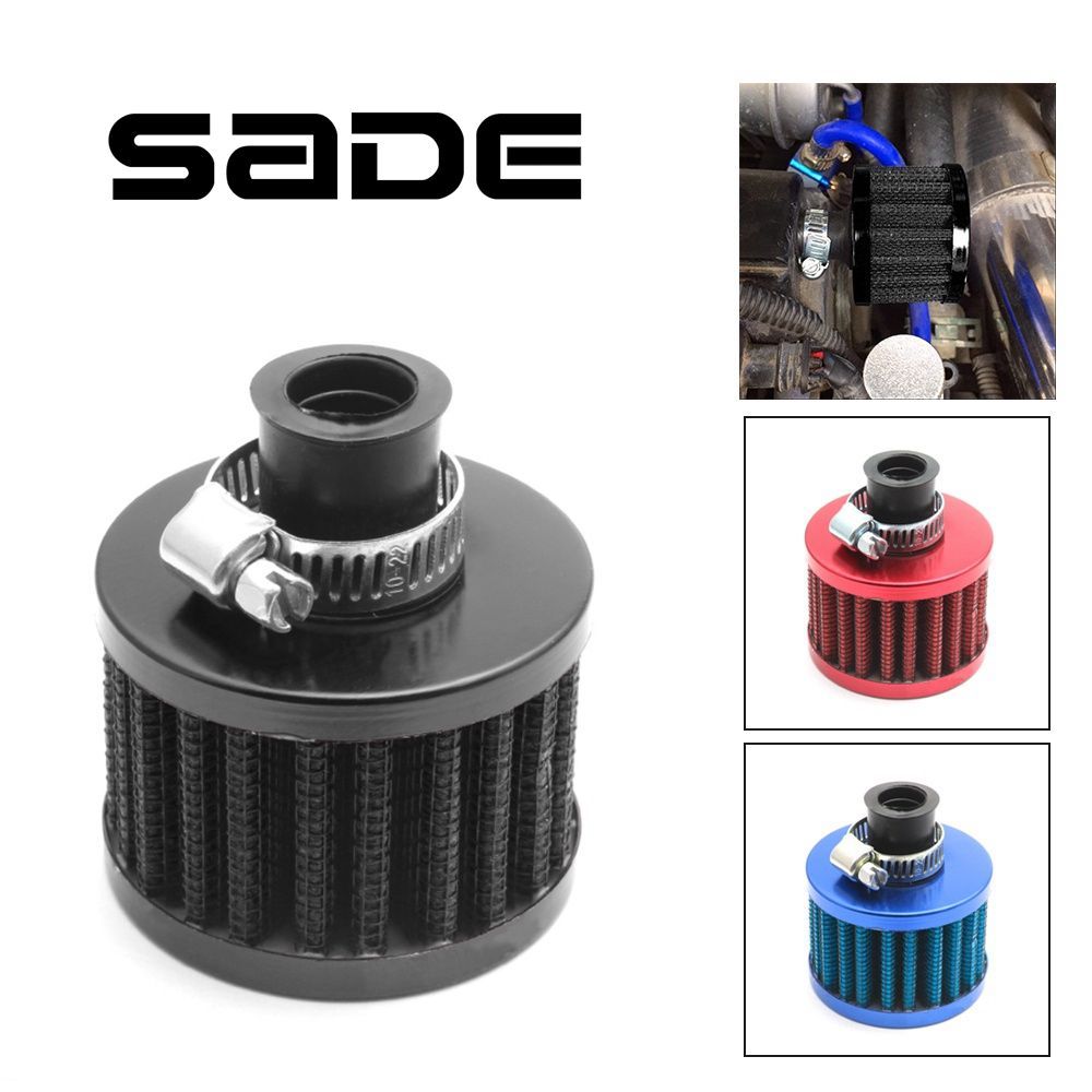 SADE Universal 12mm Mini Filtro De Respiro Cabeça Cogumelo Entrada De Ar De Alto Fluxo Para Ventilação Do Cárter Da Moto