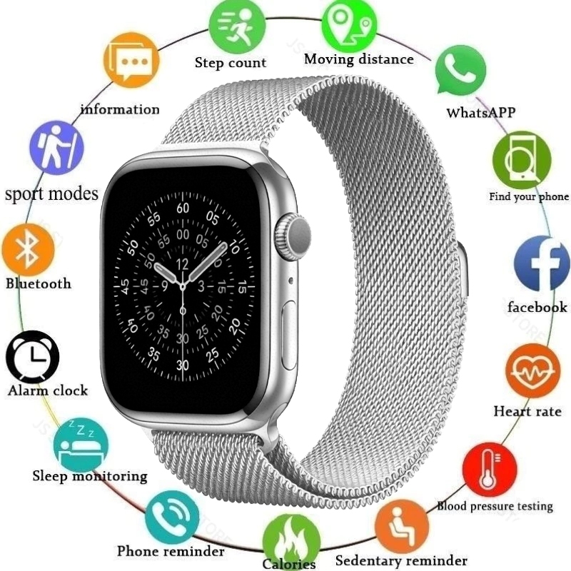 SmartWatch IWO T900 IP67 À Prova D'água Masculino E Feminino Android/Apple Phone MINI Pulseira Inteligente EMC8