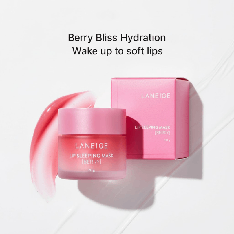 Coreia Dormir Máscara Labial EX Berry 20g Nutrição Profunda Tratamento Hidratante Para Láb...