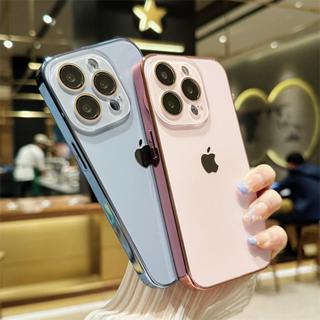 Capa de telefone Original de alta qualidade, adequada para iPhone 11 12 13 14 15 16 17 pro max, moldura de galvanoplasti em Oferta na Shopee