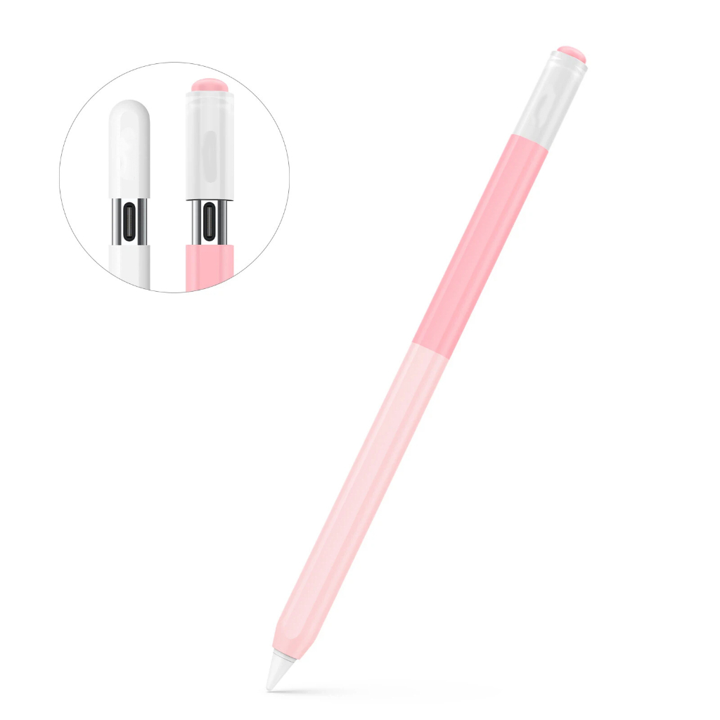 Capa MoKo Para Apple Pencil USB C , Suporte De Protetora De Lápis De Silicone De