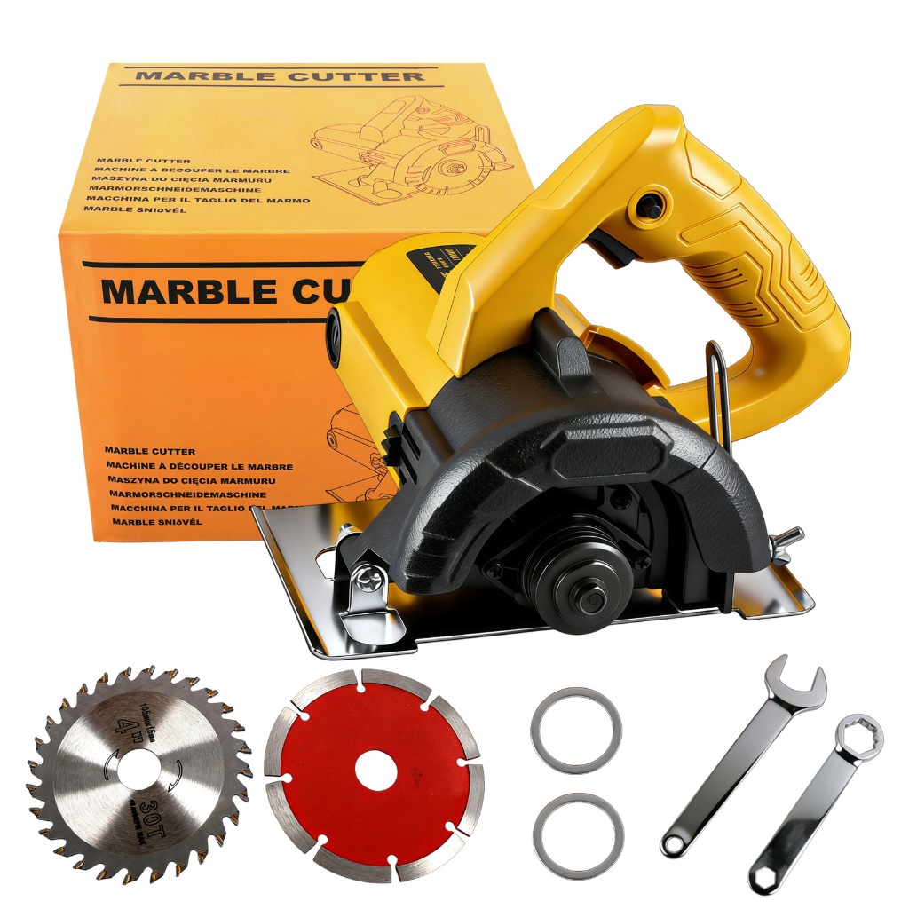 Serra Mármore Profissional 1550W 45 Graus 110mm Disco De Corte Tools Corta Piso Profissional em Oferta na Shopee