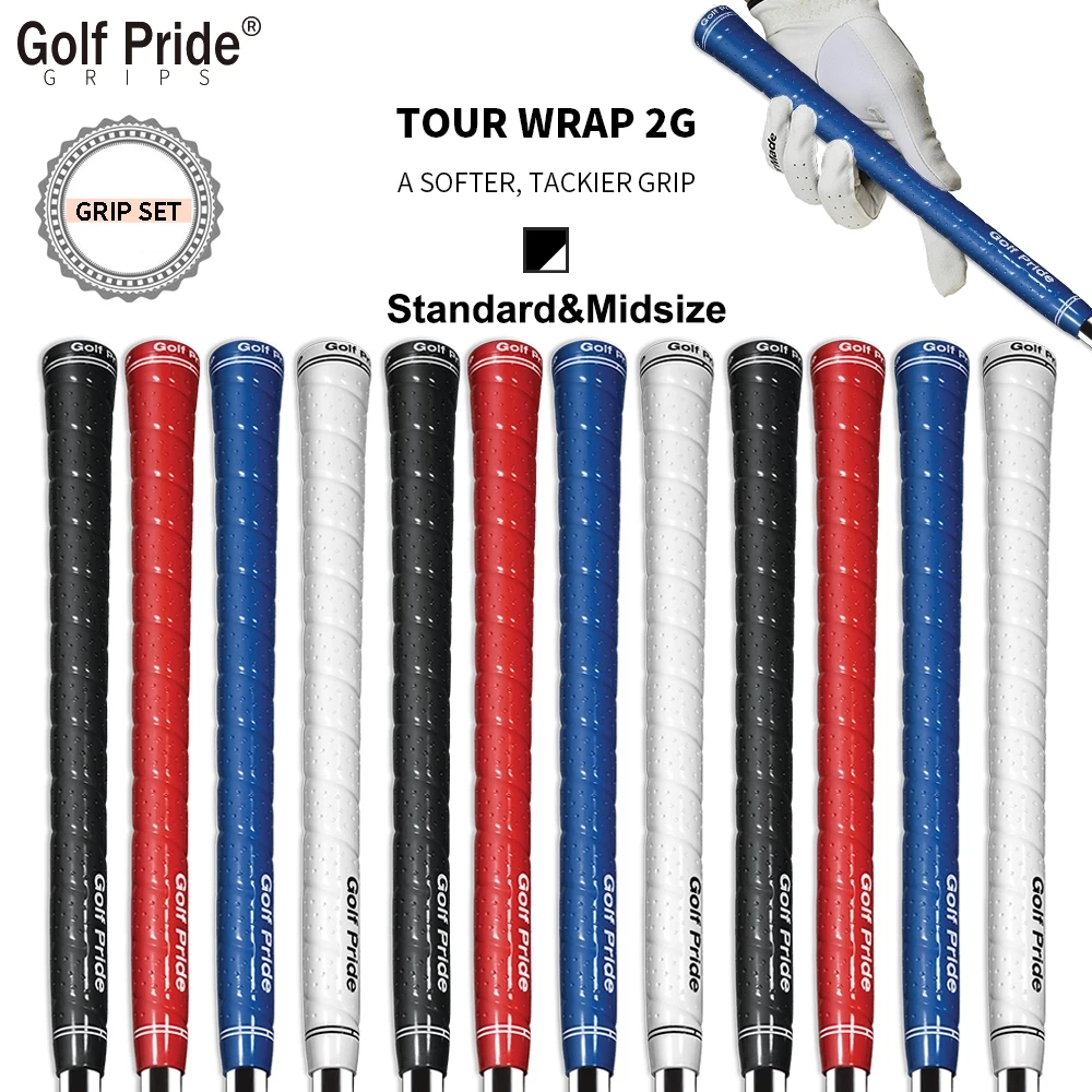 Golf Pride Tour Wrap Grip-Padrão/Médio 4 Cores Para Ferros Híbridos Driver