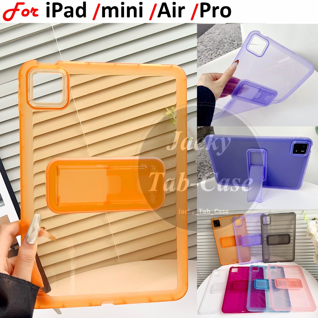 Moda Suporte Caso Capa De Silicone Macio Para iPad A16 11th 10 9 8 7 Gen mini 6
