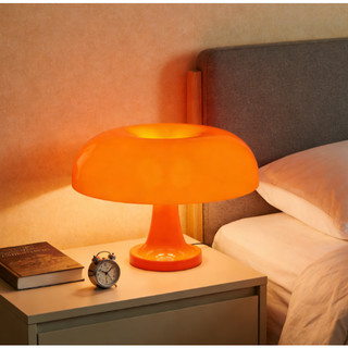 Abajur de Led Cogumelo Luminária Retrô USB para Estudo Quarto Sala Decoração Vintage