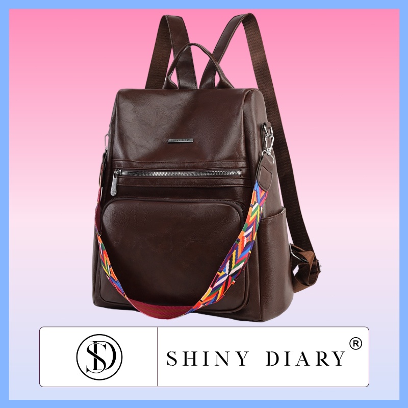 Mochila Bolsa Feminina GRANDE Escolar Trabalho Viagem Couro Sintéticos em Oferta na Shopee