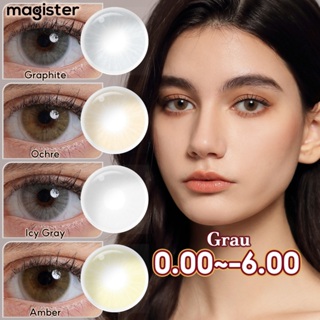 [0.00~-6.00] Lentes De Contato Com Grau Coloridas Magister Natural 14mm 1 Par 6 Meses em Oferta na Shopee