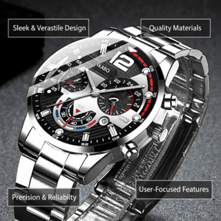 Novo Relógio Masculino Original Negócios E Lazer De Quartzo De Aço Inoxidável em Oferta na Shopee
