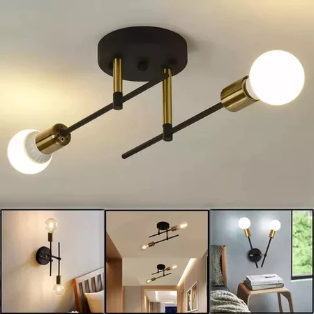 Lustre Moderno Lâmpada De Teto Semi-Embutida Iluminação De Nórdica Decorativa De Casa em Oferta na Shopee