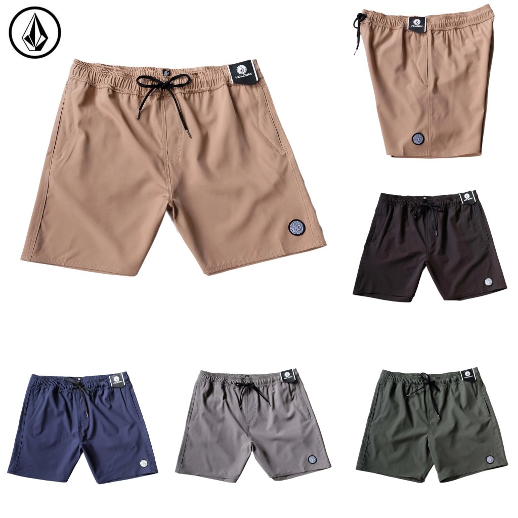 Shorts Masculino Azul Marinho , Secagem Rápida , Elástico , Cordão , Cintura , Surf , Bolsos Casuais , Bermuda , Praia em Oferta na Shopee