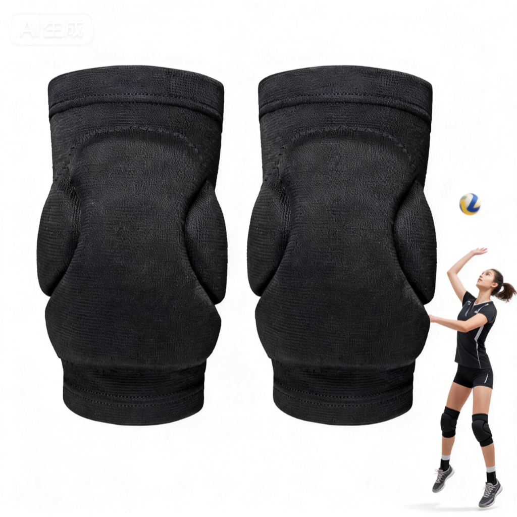 Joelheiras de vôlei joelheira quentes homens esportes joelheiras Anti-colisão joelheiras quentes K